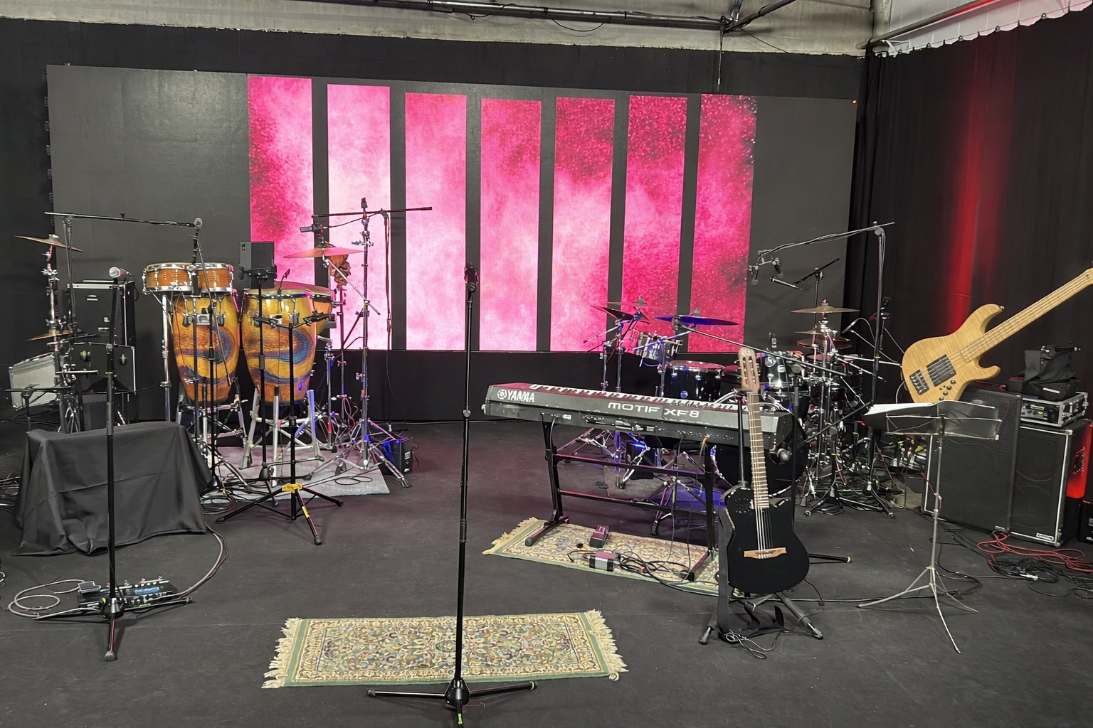 Ensayos técnicos de gira Tour LAB con Virtual Soundcheck y grabación multipista
